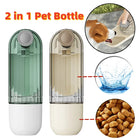 2-in-1 Foldable Travel Dog Water Bottle